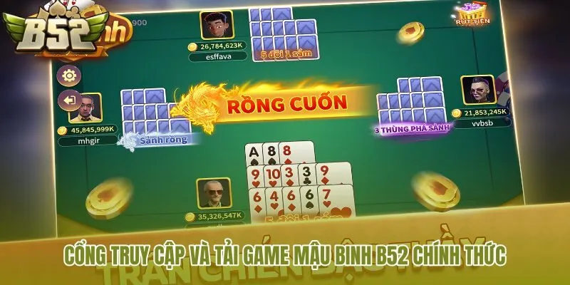 Hệ thống link tải đa nền tảng cho game Mậu Binh Online