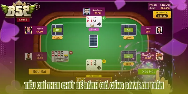 Tiêu chuẩn xác định nền tảng Game Bài Đổi Thưởng minh bạch