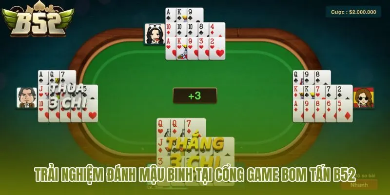 Không gian chiến trường Mậu Binh Online với tính năng vượt trội
